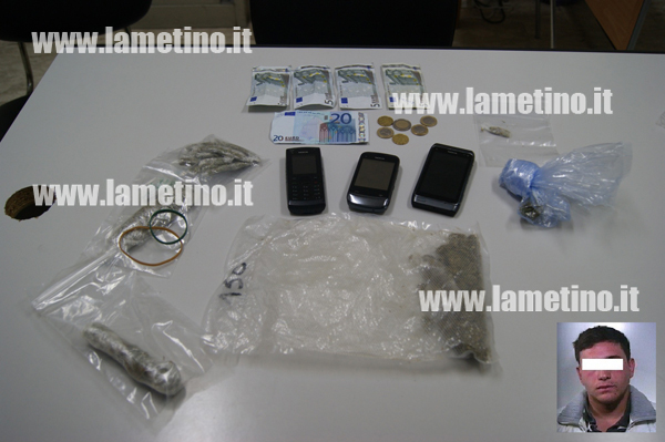 Lamezia: Carabinieri arrestano per spaccio diciannovenne