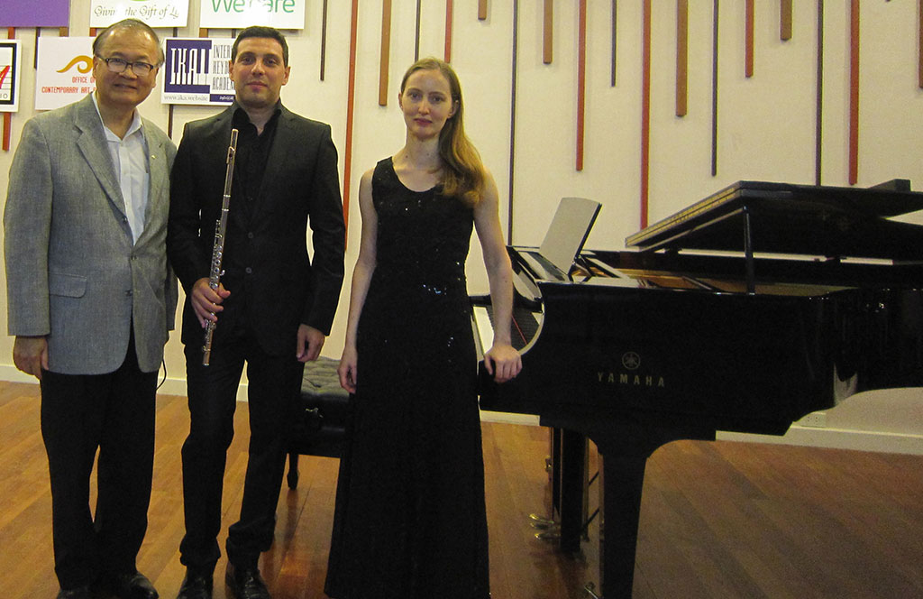 Il flautista lametino Francesco Mannis in concerto a Bangkok