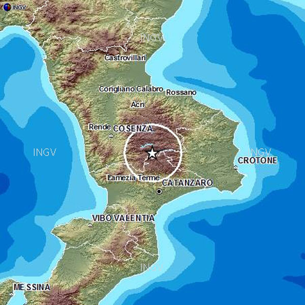 Calabria: Terremoto, lieve scossa in Sila