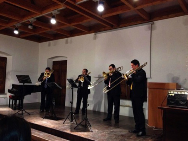 Lo Slidebone Quartet in concerto a Curinga