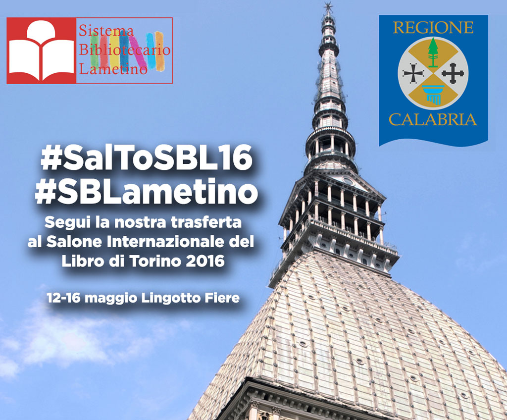 Il Sistema bibliotecario lametino al Salone del Libro di Torino 2016