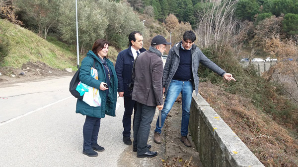 Sopralluogo a Gimigliano dopo emergenza maltempo, diverse le possibili soluzioni