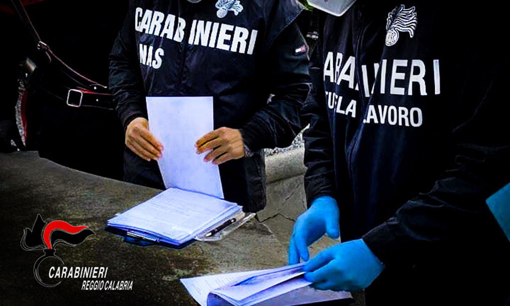Sicurezza alimentare, controlli dei carabinieri nel Reggino: denunce, arresti e sanzioni per violazione normative anti covid-19 