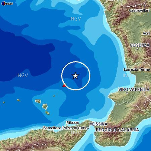 Lamezia: Nuova scossa di magnitudo 3.4 nel Mar Tirreno