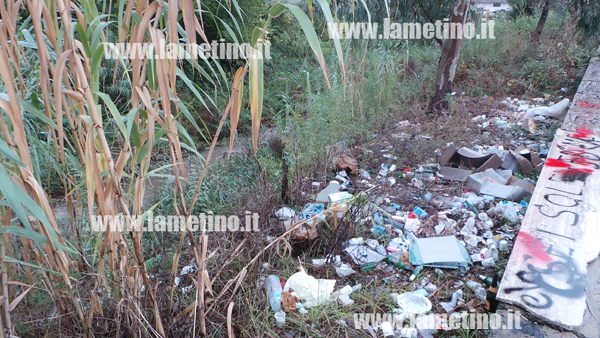 Lamezia: La situazione dei corsi d'acqua con le prime piogge autunnali