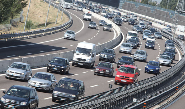 Esodo estivo, traffico in aumento