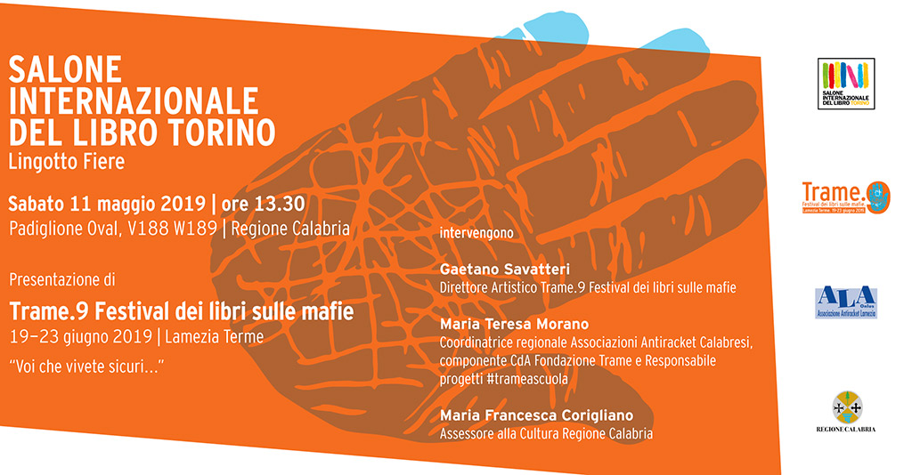 Lamezia, Trame al Salone del libro di Torino