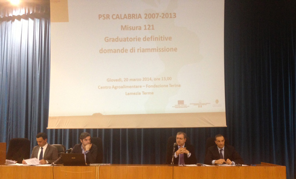 Calabria: Assessore agricoltura Trematerra presenta graduatorie Psr