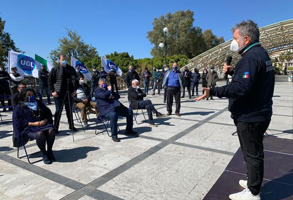 Tour Ugl a Reggio, Spirlì: "Sindacati e amministrazioni lavorino fianco a fianco"