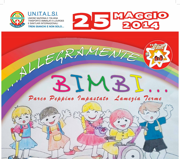 Lamezia: Unitalsi organizza "Allegramente Bimbi" il 25 maggio al parco Impastato