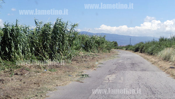 Lamezia: Via Biagi ripulita da erbacce del torrente Bagni