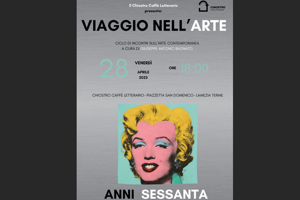 Lamezia , "Viaggio nell'arte: gli anni '60" il 28 aprile al Chiostro