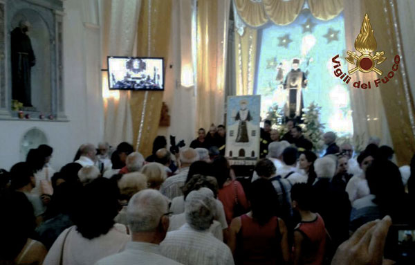Lamezia: Vigili del Fuoco partecipano a festeggiamenti in onore di Sant’Antonio