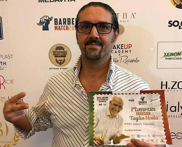 Riconoscimento per l’hair stylist lametino Roberto Vincenzini, secondo posto al concorso “Taglio Moda”