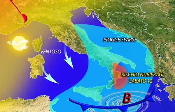 Temporali in Calabria, allerta rossa Protezione Civile 