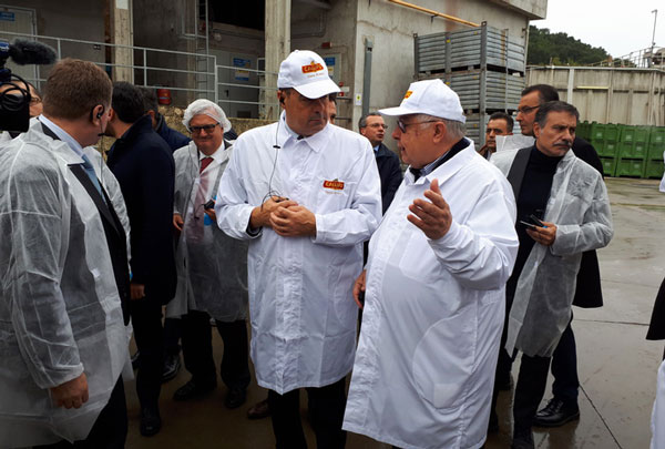 Regionali, Zingaretti in visita da Callipo