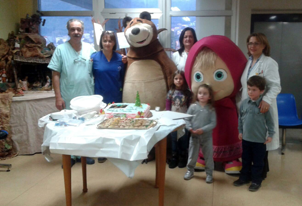 Lamezia: giornata di festa in Pediatria con masha e orso 