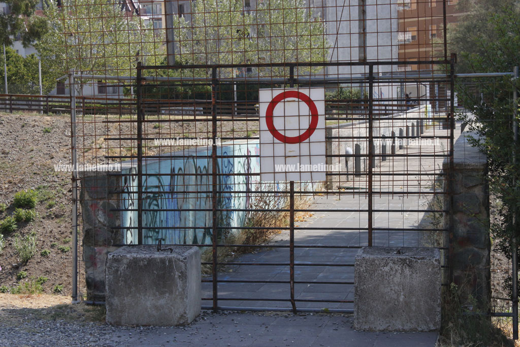 Lamezia, ancora chiuse passerelle del parco Mastroianni