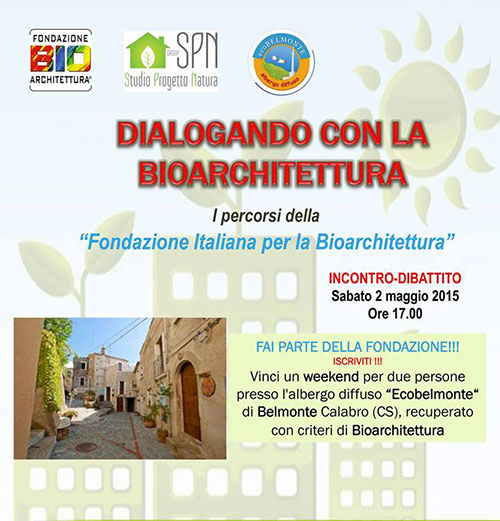 La fondazione di Bioarchitettura Calabria organizza convegno a Catanzaro