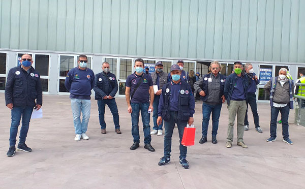 Vaccino anti-Covid, somministrata dose ai 16 volontari del gruppo protezione civile di Platania