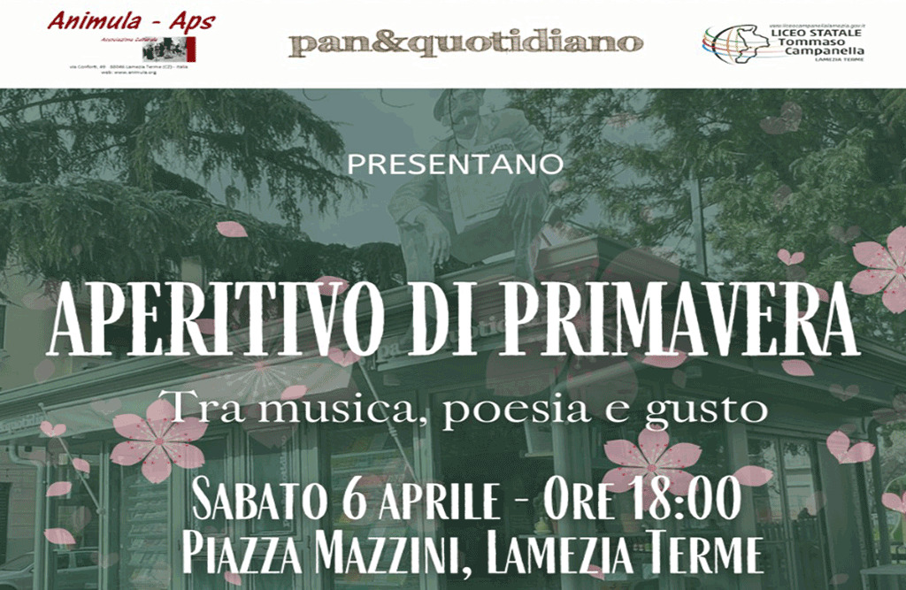 Lamezia, con musica e poesia si festeggia l’arrivo della primavera a Piazza Mazzini il 6 aprile