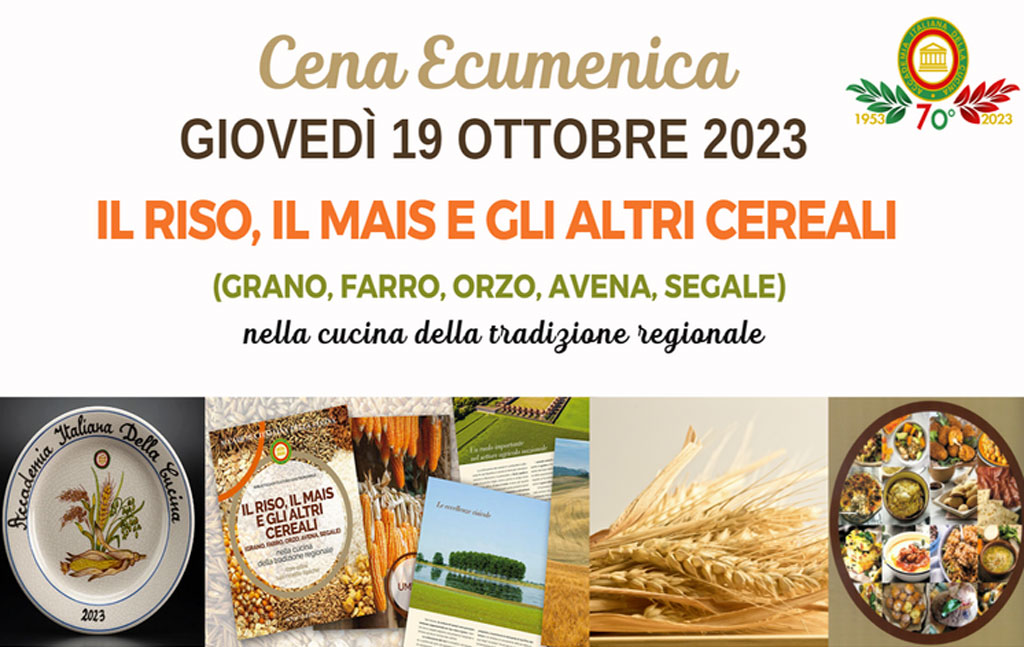 L’Accademia italiana della Cucina compie 70 anni, il 20 ottobre convegno a Catanzaro