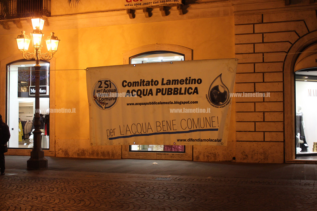 Comitato lametino acqua pubblica: "Stop a rapporti con Sorical, il 17 marzo presidio su corso Nicotera"