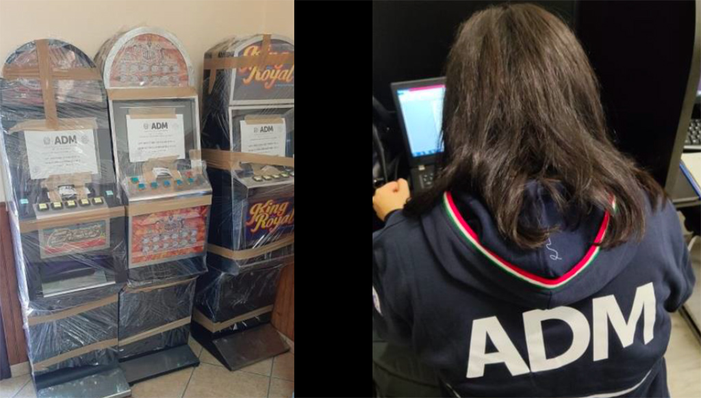 Giochi, sequestrati da Adm in Calabria 68 apparecchi: 5 denunce