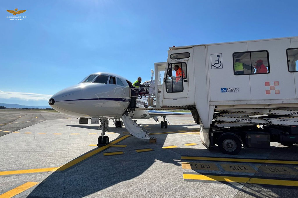 Volo sanitario urgente da Lamezia a Roma per neonato in pericolo di vita