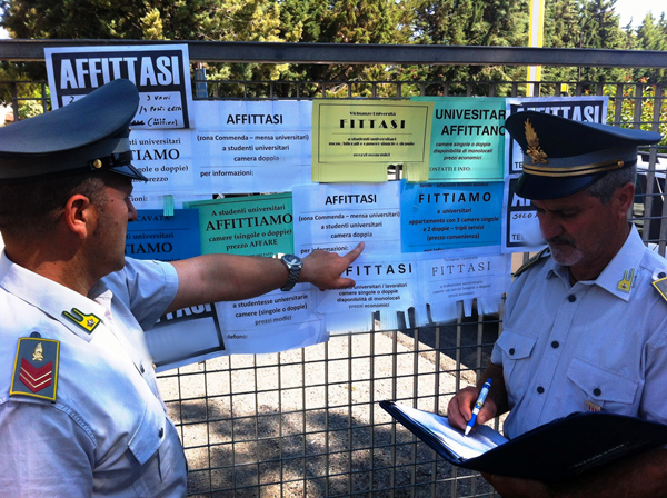 Operazione Athena, scoperti affitti in nero a studenti universitari a Cosenza