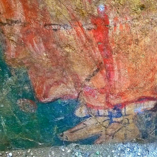 Lamezia: riportato alla luce raro affresco all’Abbazia Benedettina