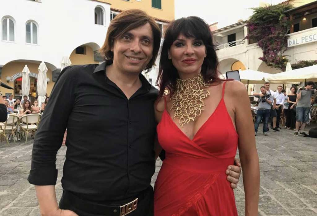 Lo stilista Anton Giulio Grande all'Ischia Fashion Weekend