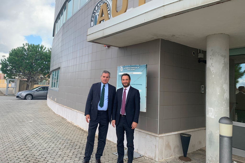  Visita del viceministro alle Infrastrutture e ai Trasporti al porto di Gioia Tauro
