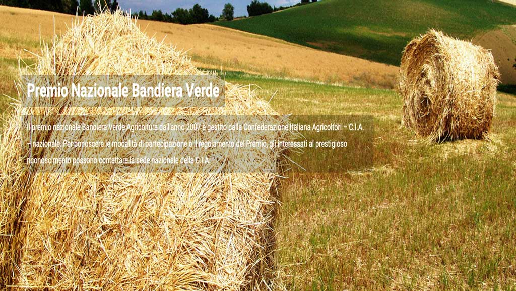 Premio Bandiera Verde ai fuoriclasse della nuova agricoltura, c'è anche azienda calabrese