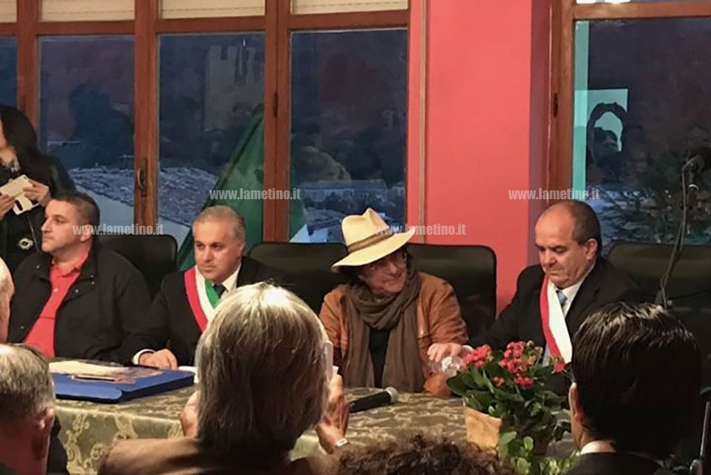 Al Bano Carrisi cittadino onorario di Motta Santa Lucia