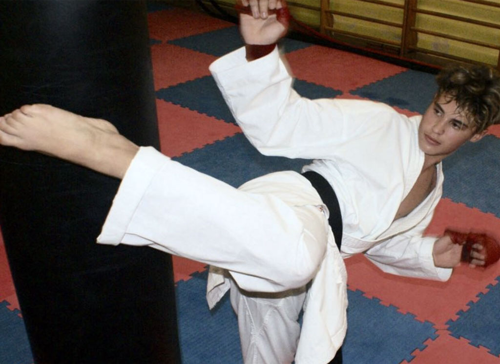 Karate, allenamento in montagna per atleta lametino Matteo Mercuri in vista dei campionati