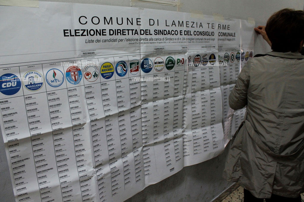 Lamezia: al via Amministrative 2015, si vota dalle 7 alle 23