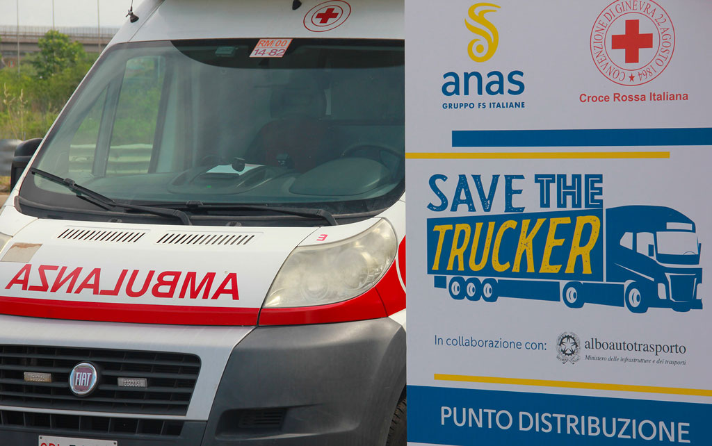 Anas e Croce Rossa Italiana insieme per la sicurezza degli autotrasportatori