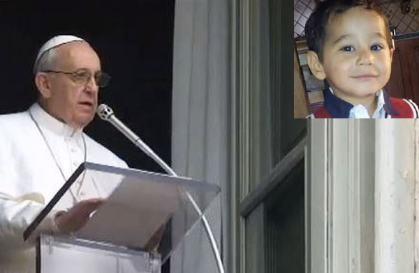 Calabria: Papa ad Angelus ricorda piccolo Cocò Campolongo e chiede di pregare per pentimento assassini
