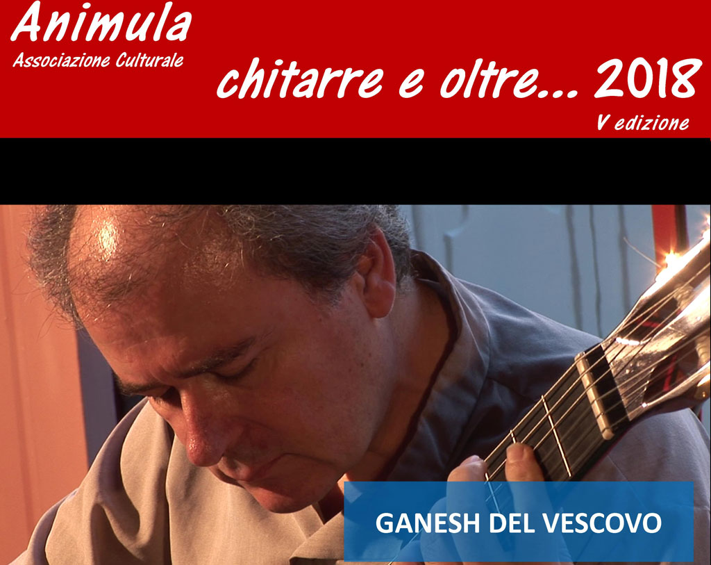 Lamezia, il chitarrista e compositore Ganesh Del Vescovo in città il 16 novembre
