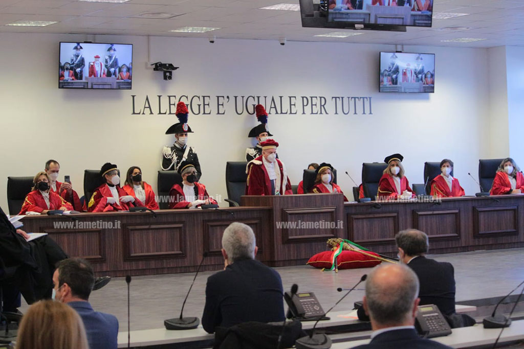 Lamezia, inaugurato l'anno giudiziario del distretto di Catanzaro. Introcaso: "Nonostante il Covid anno fruttuoso"