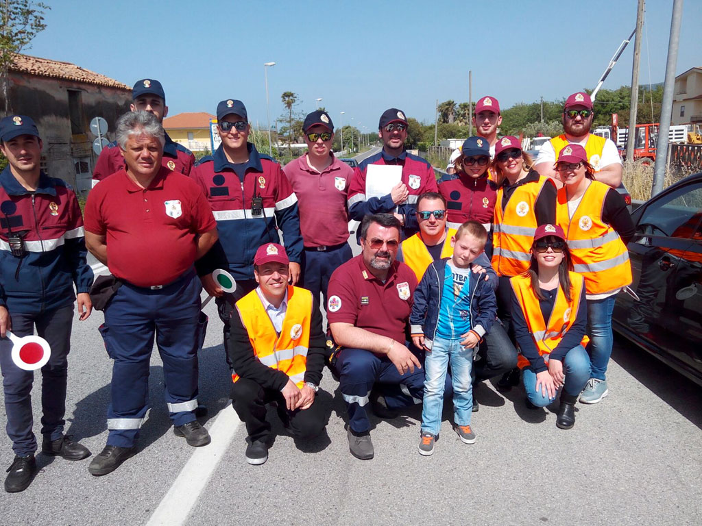 Lamezia, i volontari Anps al Giro d’Italia