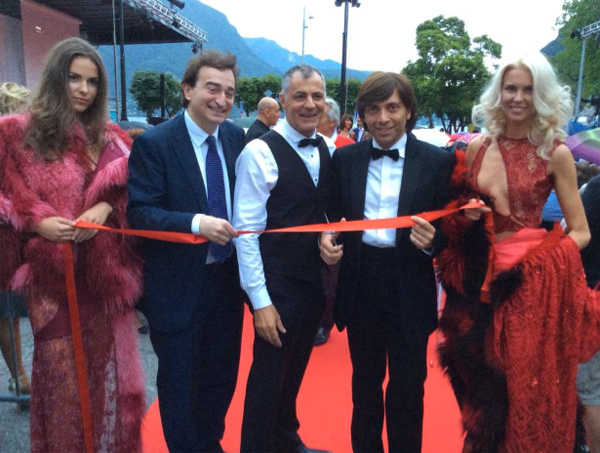 Anton Giulio Grande partecipa all’inaugurazione fashion week di Lugano