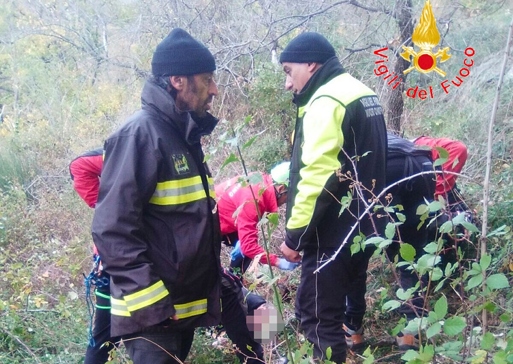 Anziano disperso nel catanzarese: trovato morto in un burrone