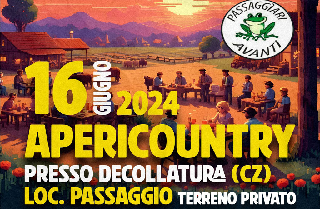 Passaggiari Avanti presenta "Apericountry", l'evento a Decollatura il 16 giugno