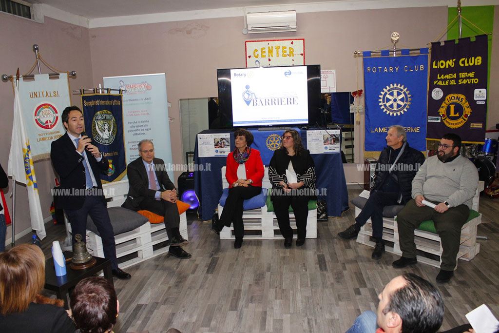 Lamezia, Rotary Club presenta app “No Barriere” per una città più accessibile e senza ostacoli 