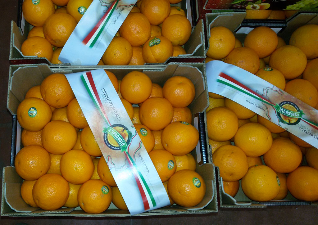 Le arance calabresi con il 10 in condotta destinazione Dubai 