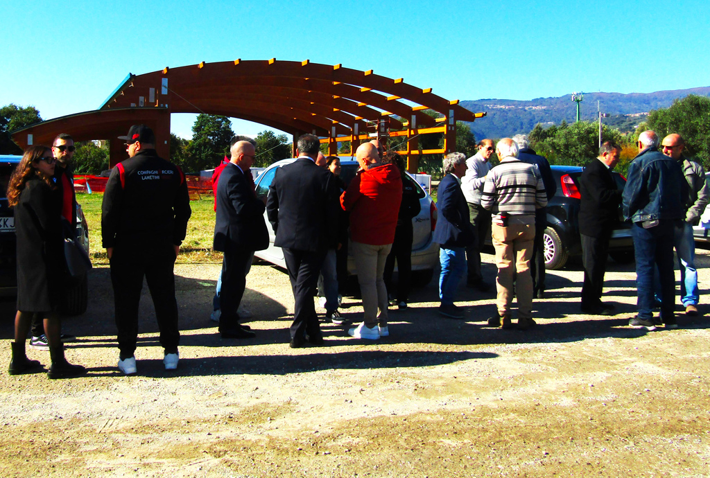 Lamezia, sopralluogo su stato avanzamento lavori all'impianto di Tiro con l’arco del parco XXV Aprile
