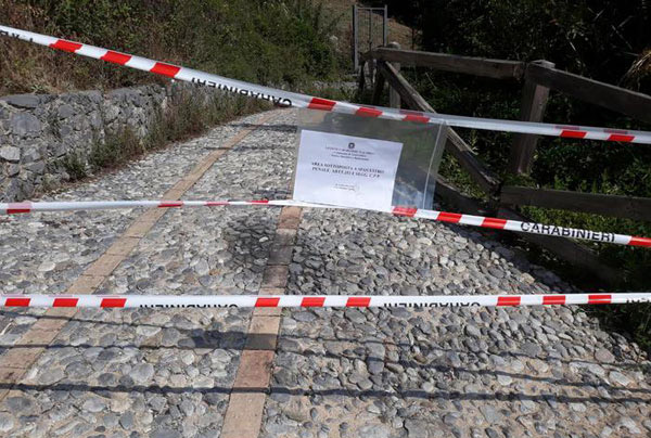 Chiusi accessi alle Gole del Raganello in esecuzione sequestro disposto da Pm 
