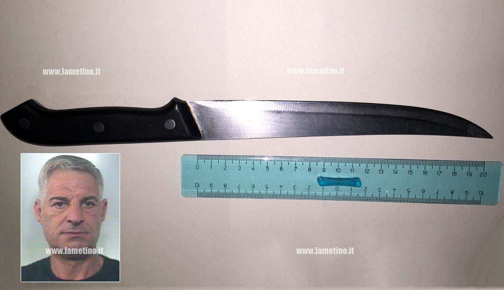 Lamezia: ferisce con coltello fratello e sorella, arrestato